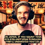 【炎上】X民「Pewdiepie「日本では目を細めて英語を発音すると通じるぜwwwwwギャハハハw」」←正体がバレてしまう