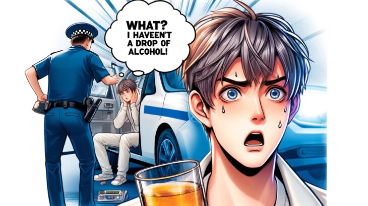 医療漫画「えっ？酒を1滴も飲んでいないのに飲酒運転に！？」