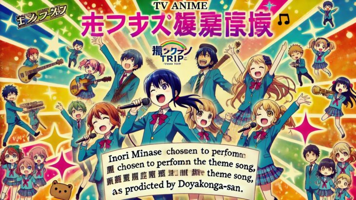 【朗報】TVアニメ『アクロトリップ』主題歌、ドヤコンガさんの予言通り水瀬いのりちゃんに決定！