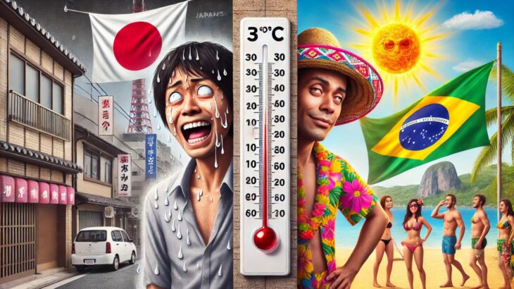 日本人「38℃…死んじゃう…」　ブラジル人「62.3℃」　日本人「え」