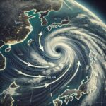 【緊急画像】台風10号（996hPa）、突然90°角度を変えるｗｗｗｗｗｗｗｗｗ