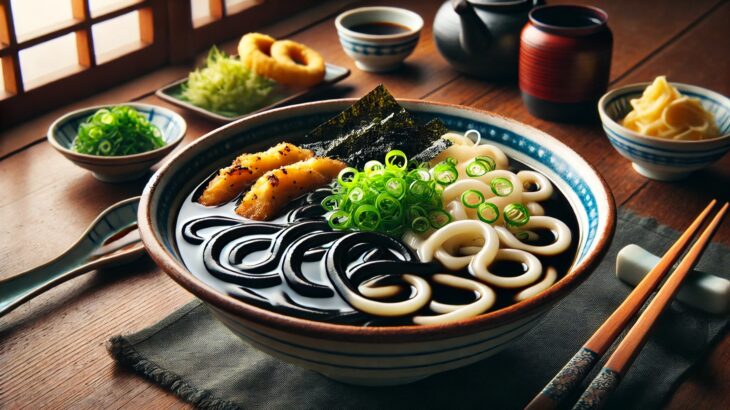 【緊急画像】福岡のうどん、真っ黒ｗｗｗｗｗｗｗｗｗ