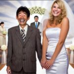 【画像】チー牛さん、とんでもない恵体の白人美女と結婚してしまうｗｗｗｗ