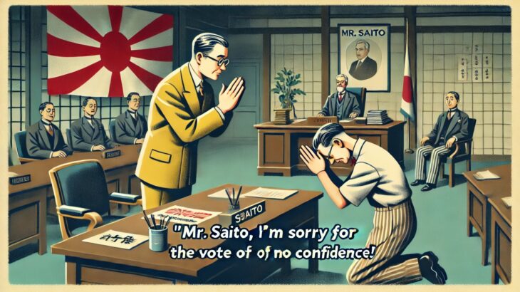 【伏線回収】「斎藤さん、不信任決議案に賛成してすみませんでした！」　→　その結果ｗｗｗｗｗｗｗｗ